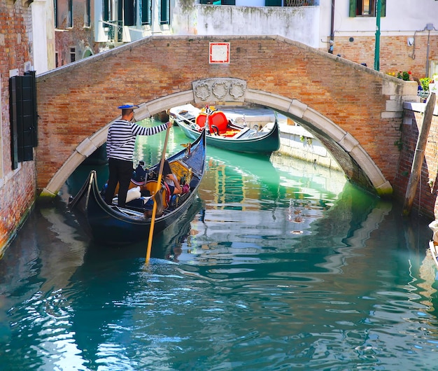 Gondel in Venetië, Italië