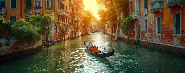 Gondola in Venice Canals