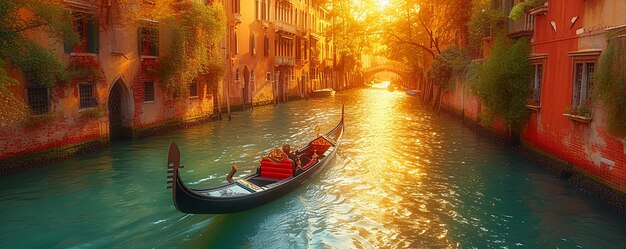 Gondola in Venice Canals