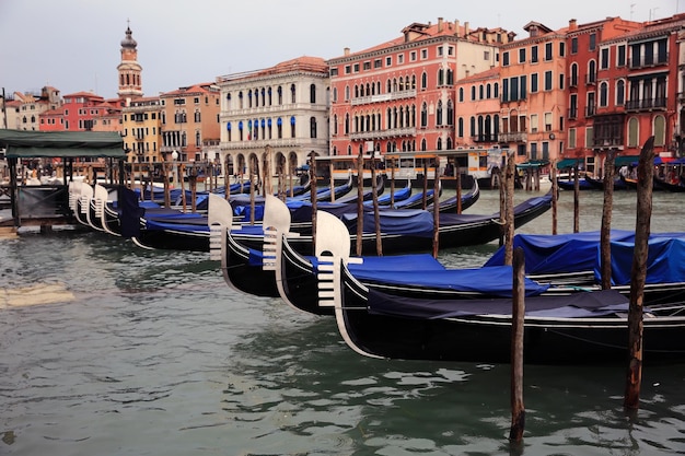 Gondolas in Venice, Italy