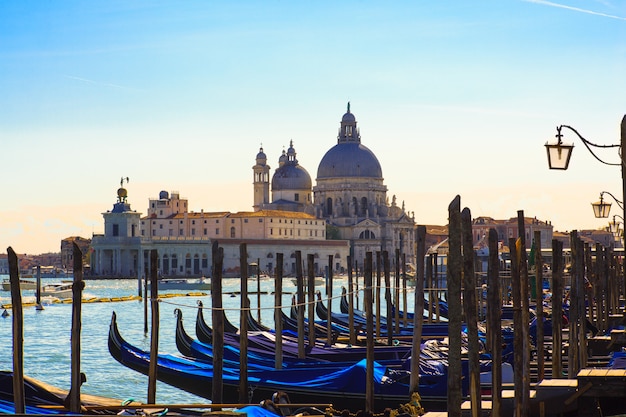 Gondole, paesaggio di venezia