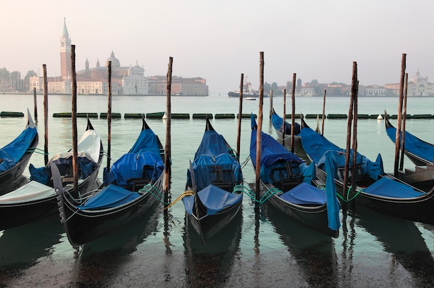 Gondolas in Venice