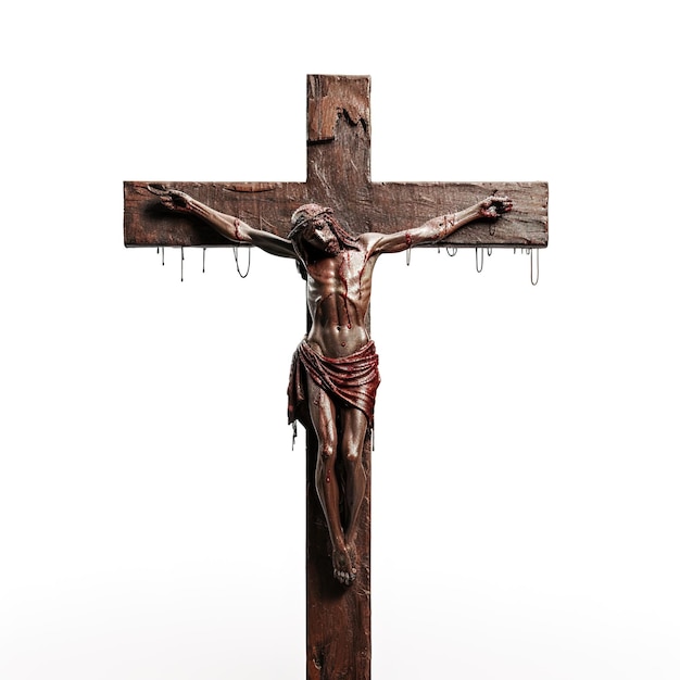 Photo good friday isolated on white background generative ai