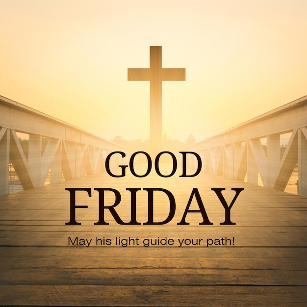 good friday poster design light path guidance christian religion good friday card