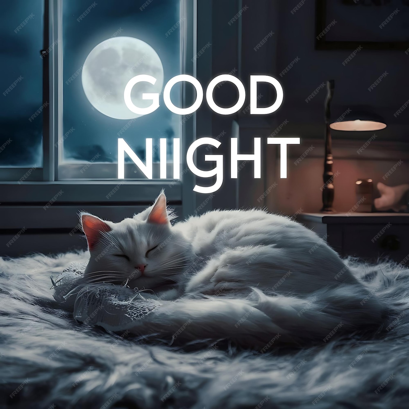 Good Night Images Beautiful Nightscapes and Sleepy Scenes | Premium AI ...