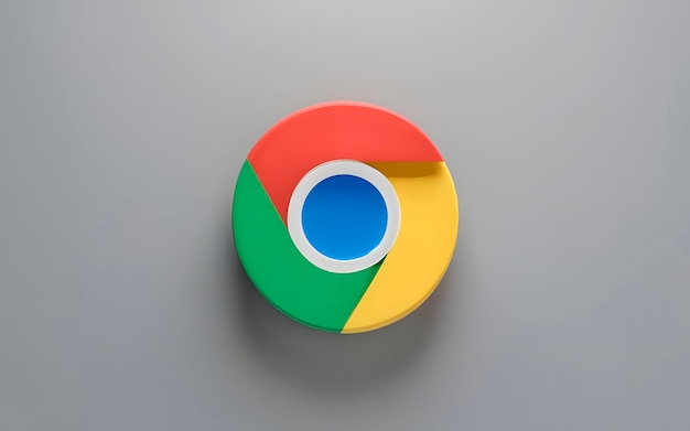 Фото Значок google chrome 3d