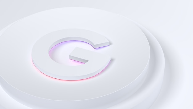 Google icon on a white