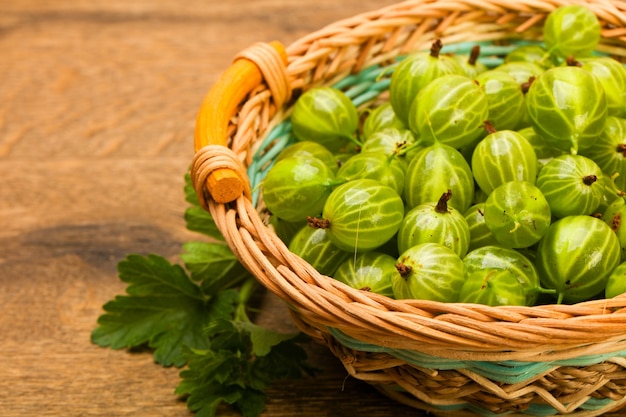 Gooseberries in the bowl