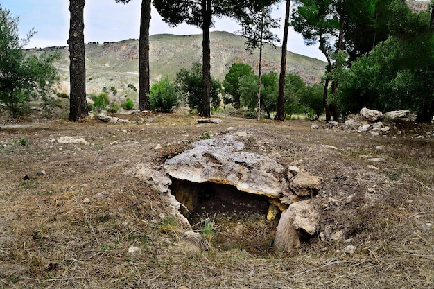 Gorafe megalithic park. Granada - Andalusia, Spain.