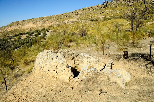 Gorafe megalithic park. Granada - Andalusia, Spain.