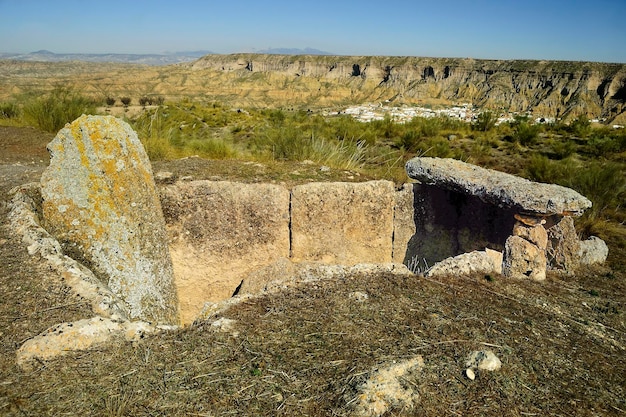 Gorafe megalithic park. Granada - Andalusia, Spain.