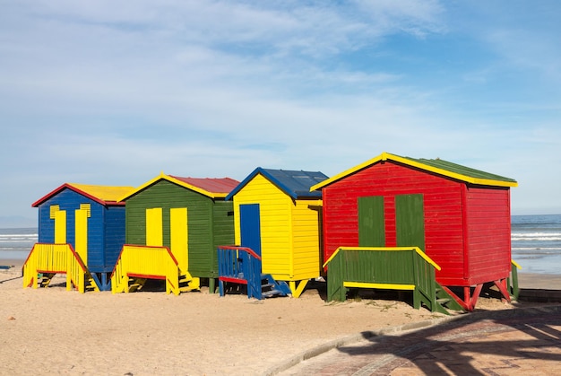 Gordons Bay beach huts