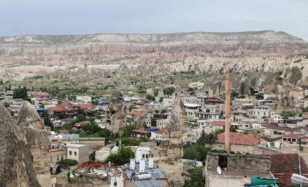 Goreme-stad in Cappadocië