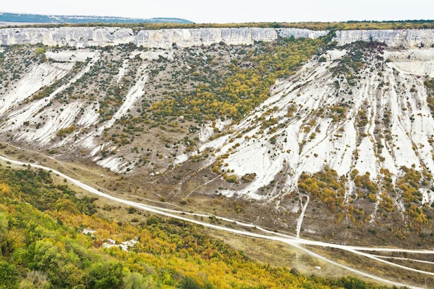 Gorge ashlama dere in de Krim-bergen in de herfst