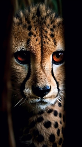 gorgeous eyecatching animal closeup portrait