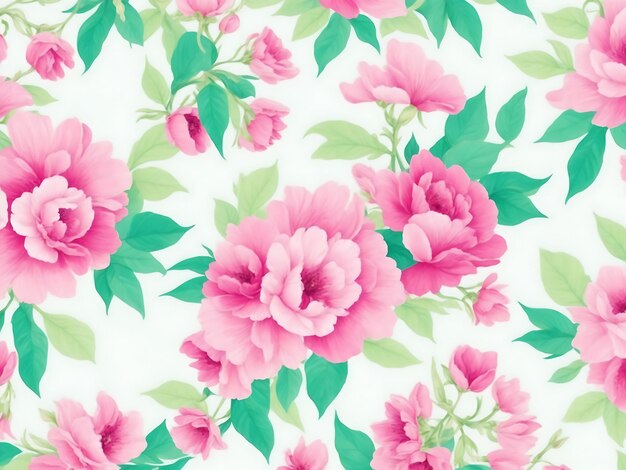 Gorgeous flowers wallpaper Floral pattern