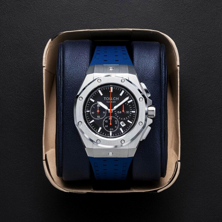 Photo a gorgeous luxury wrist watch in the background