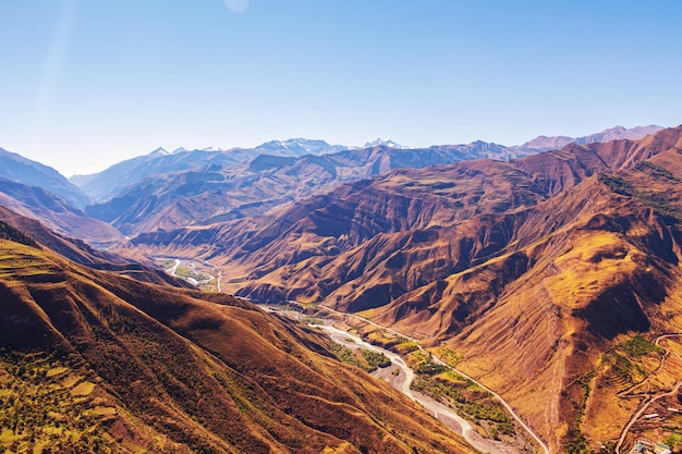 Gorgeous mountain landscape on a sunny day