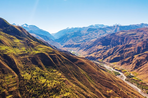 Gorgeous mountain landscape on a sunny day