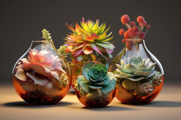 Gorgeous Succulent Vases