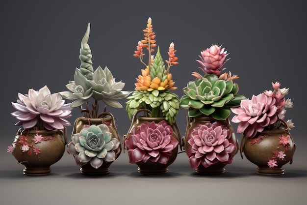 Gorgeous Succulent Vases