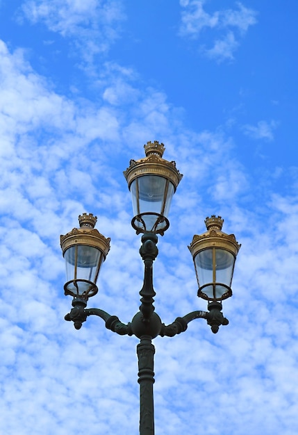 Gorgeous vintage style street lamps of the Historical Centre of Cusco  Peru South America