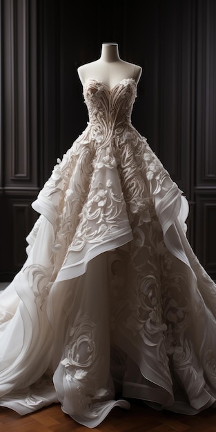 Gorgeous wedding dress Wedding Generative AI