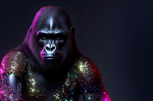 gorilla in disco