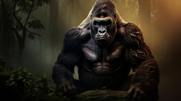 Gorilla high quality background