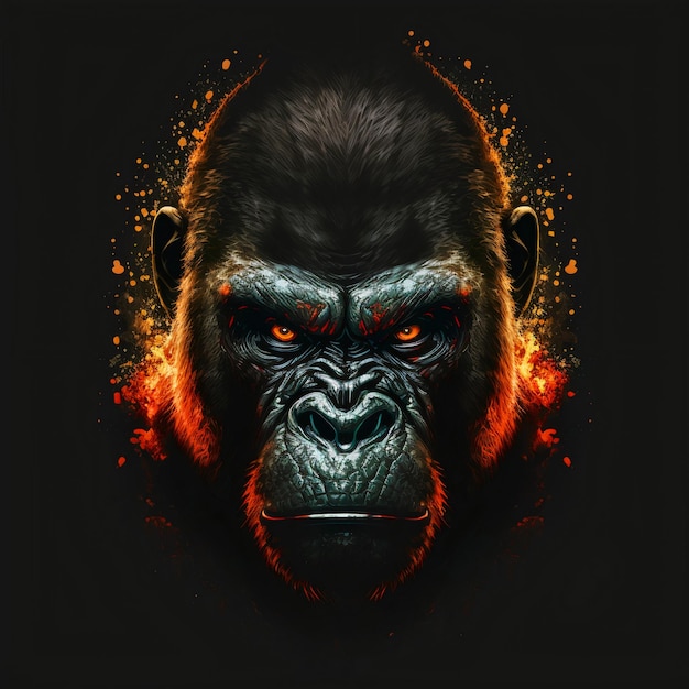 Gorilla illustration