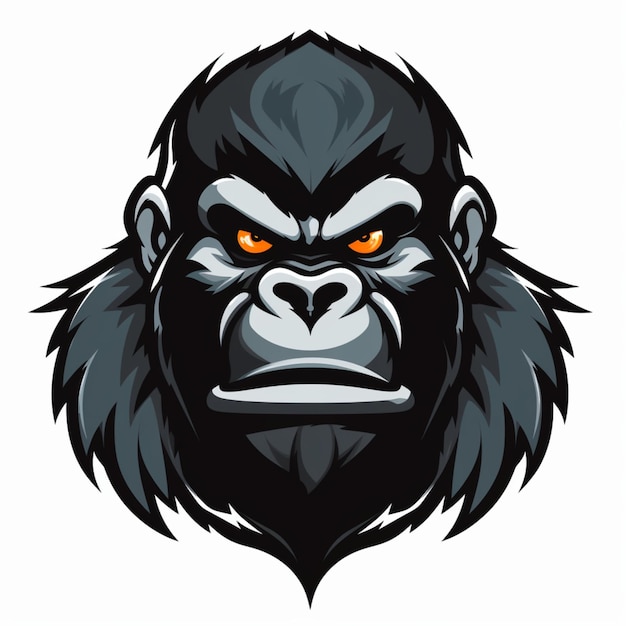 gorilla logo cartoon