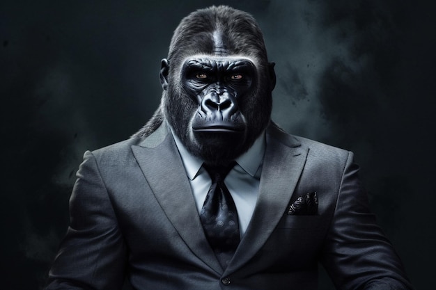 Gorilla in a suit Generative AI