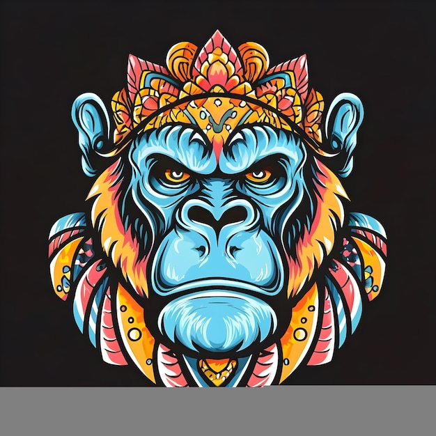 Gorilla T-shirt ontwerp