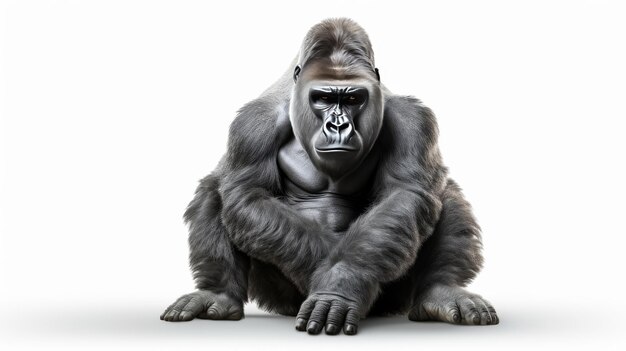 Gorilla Wonder on white background