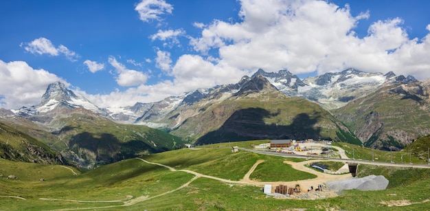 Gornergrat Switzerland Matterhorn mountain visible in background