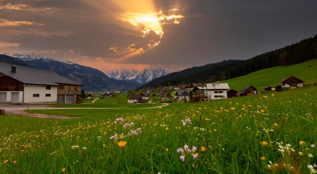 Gosau Salzkammergut Opper-Oostenrijk Oostenrijk