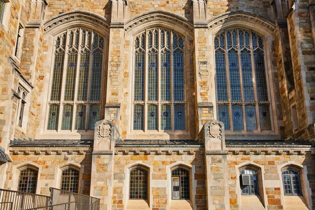 Gothic Architecture at University of Michigan Law Quadrangle