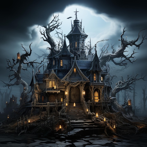 Gothic Haunted House