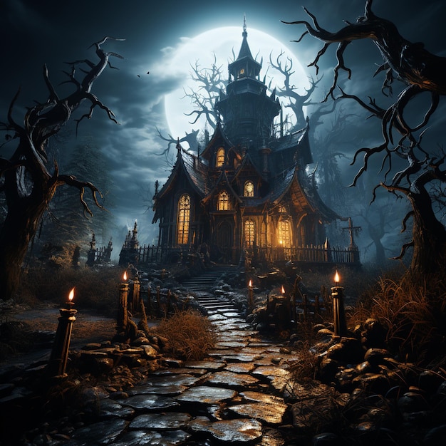 Gothic Haunted House