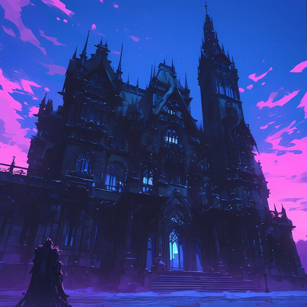 Gothic Mansion Twilight