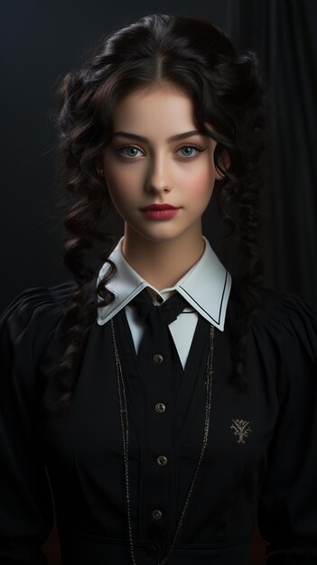 Gothic School Student Portrait