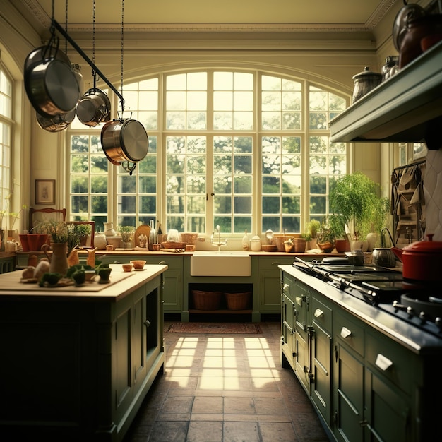 gothic style kitchen