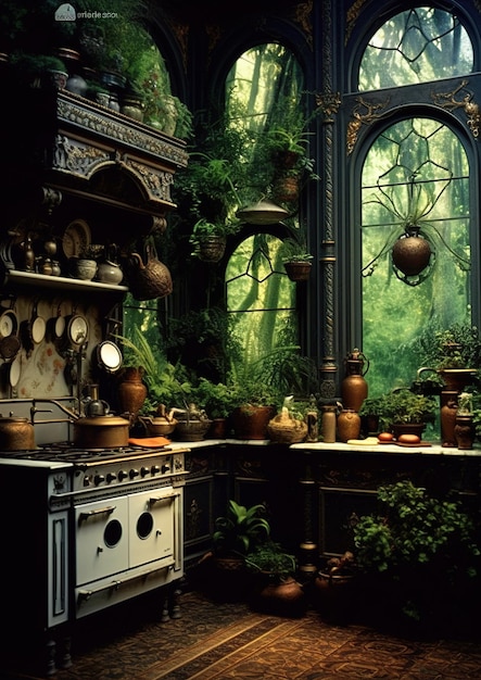 Gothic Kitchen Stock Photos and Pictures - 2,551 Images