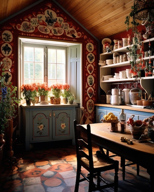 gothic style kitchen