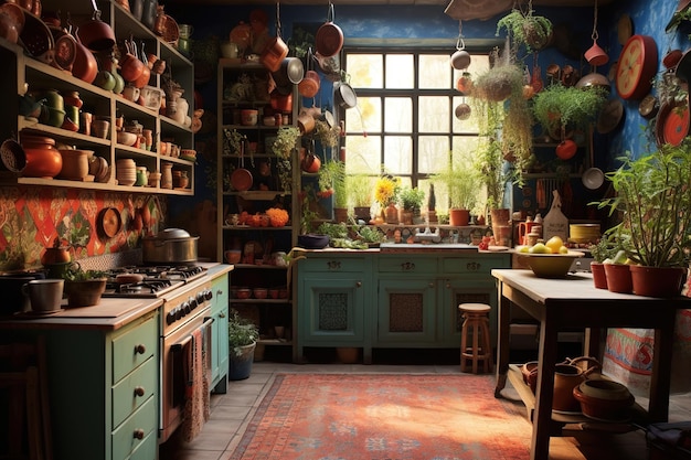 gothic style kitchen