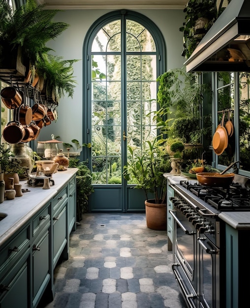 gothic style kitchen