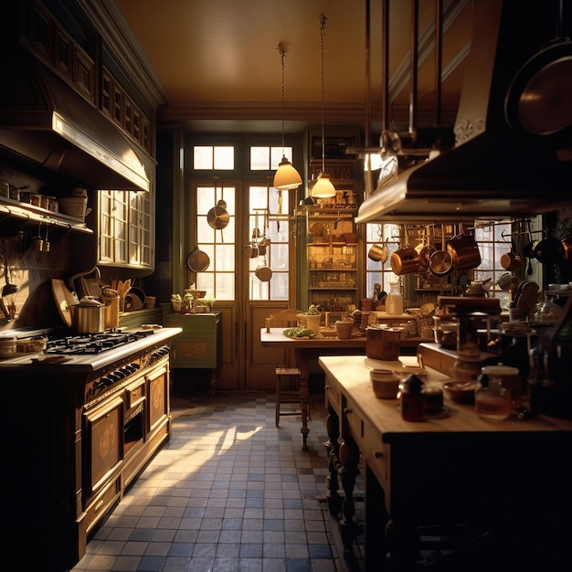 gothic style kitchen