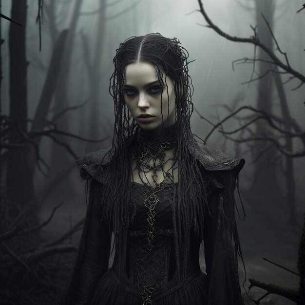 Photo gothic woman