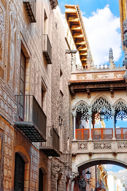 Gotische wijk in het hart van BarcelonaCataloniaSpain