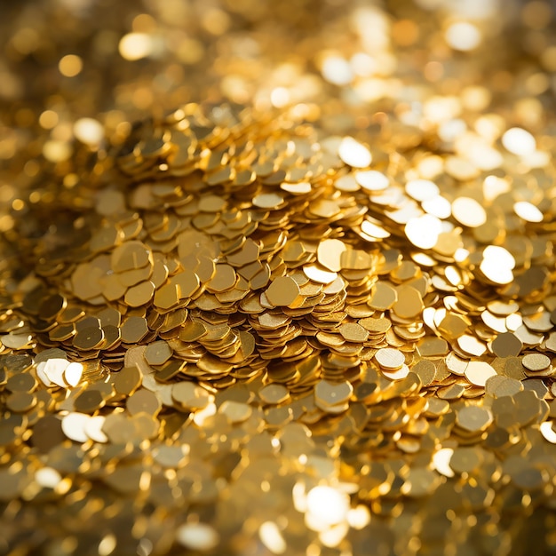 Goud metallic confetti